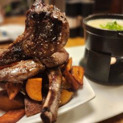 Elway's - Lamb chops fondue