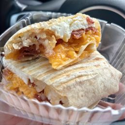 The breakfast burrito was SO good!  Super tasty, and filling. I'll definitely be back for another one soon!