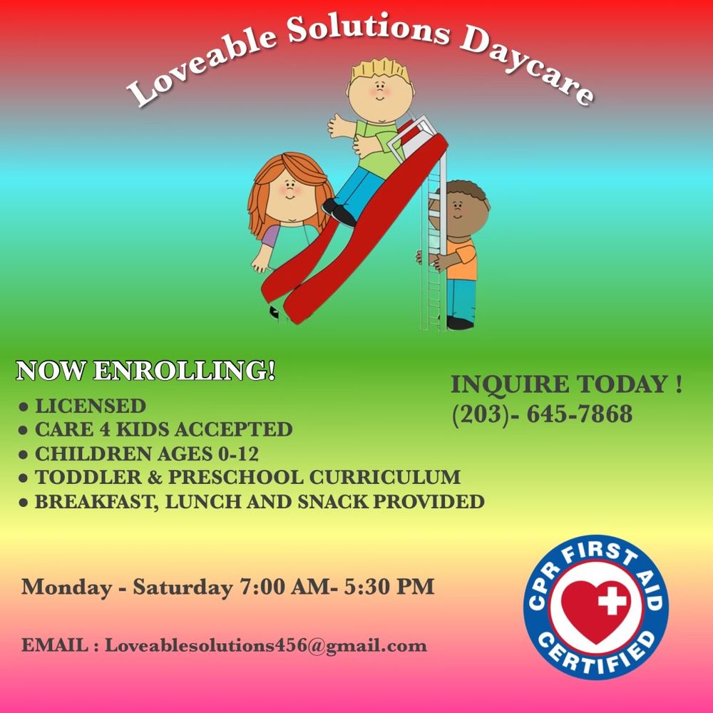 Loveable Solutions Daycare - childcare center in New Haven, CT