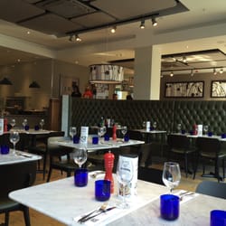 Pizza Express - Seating area with pizza oven