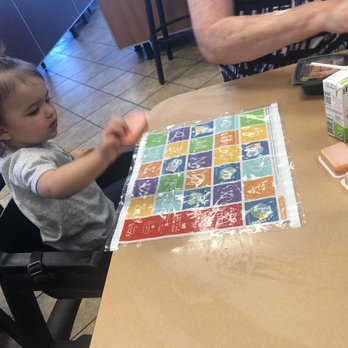 Chick-fil-A - High chairs come with a kids place mat - Fast Food Near Me - Santee, California Chick-fil-A - High chairs come with a kids place mat - Fast Food Near Me - Santee, California