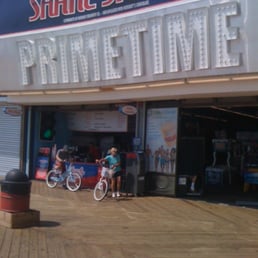 The Primetime Arcade at the Hershey's Shake Shoppe has the latest games anywhere. The Primetime Arcade at the Hershey's Shake Shoppe has the latest games anywhere.