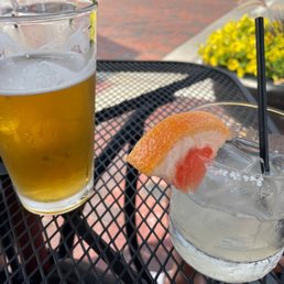 Local craft beers are featured - as well as a nice selection of hand made cocktails. The wife loved her Paloma.