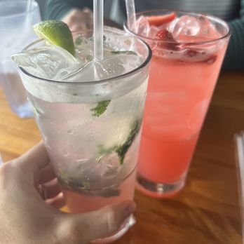 Fiddlers - Strawberry ginger and watermelon mojito (mocktail) - Seafood Near Me - St. Simons, Georgia