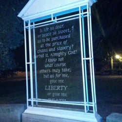 Disturbing that real Patriot Patrick Henry does not warrant a real monument, and park, but instead has this shitshow!