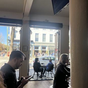 Carmella's - View of outside from the ordering line - Desserts Near Me - Charleston, South Carolina Carmella's - View of outside from the ordering line - Desserts Near Me - Charleston, South Carolina