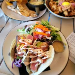 Mermaid Winery - Ahi tuna tacos