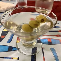 River Run Restaurant - Classic gin martini