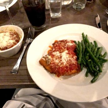 Ambrosia - Chicken Parmesan with green beans & spaghetti. - Italian Near Me - Indianapolis, Indiana Ambrosia - Chicken Parmesan with green beans & spaghetti. - Italian Near Me - Indianapolis, Indiana