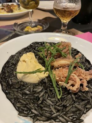 Photo of La Boca - Córdoba, CO, ES. Calamari over ink orzo