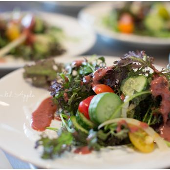 Salt & Brick - a variety of salads on plates - Tapas/Small Plates Near Me - Kelowna, British Columbia
