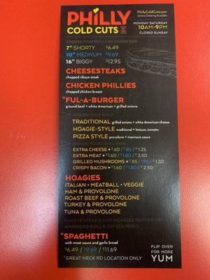 Menu photo 2 Philly Cold Cuts - Red Mill Virginia Beach, VA