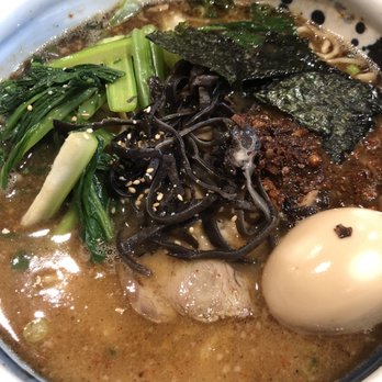 Wagaya - Wagaya black garlic ramen, level 3 - Ramen Near Me - Honolulu, Hawaii Wagaya - Wagaya black garlic ramen, level 3 - Ramen Near Me - Honolulu, Hawaii