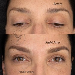Nady Makeup - Best Permanent Makeup Montreal. Powder Brows with Nady Makeup Montreal.