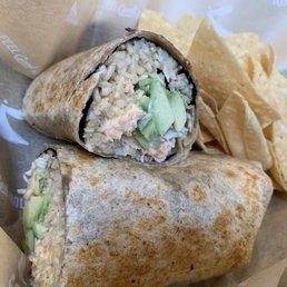 Salmon Burrito Salmon Burrito
