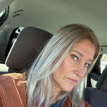 Salon Pompei - Horrible ash grey before photo - Hair Salons Near Me - Mission Viejo, California