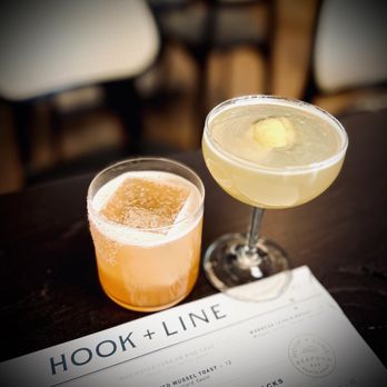 Hook & Line - More yummy cocktails! - Seafood Near Me - Santa Cruz, California