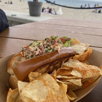Lost Pier Cafe - lobster roll - Cafes Near Me - Laguna Beach, California