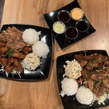 808 Grinds - Double chicken combo (shoyu/808) and all the sauces - Hawaiian Near Me - Hillsboro, Oregon 808 Grinds - Double chicken combo (shoyu/808) and all the sauces - Hawaiian Near Me - Hillsboro, Oregon