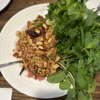 Bhan Mae Vane - Nam Khao (Crispy Rice Salad) - Thai Near Me - Alameda, California Bhan Mae Vane - Nam Khao (Crispy Rice Salad) - Thai Near Me - Alameda, California