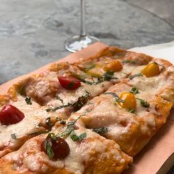 Adelina’s - The Margherita pizza with vegan cheese!