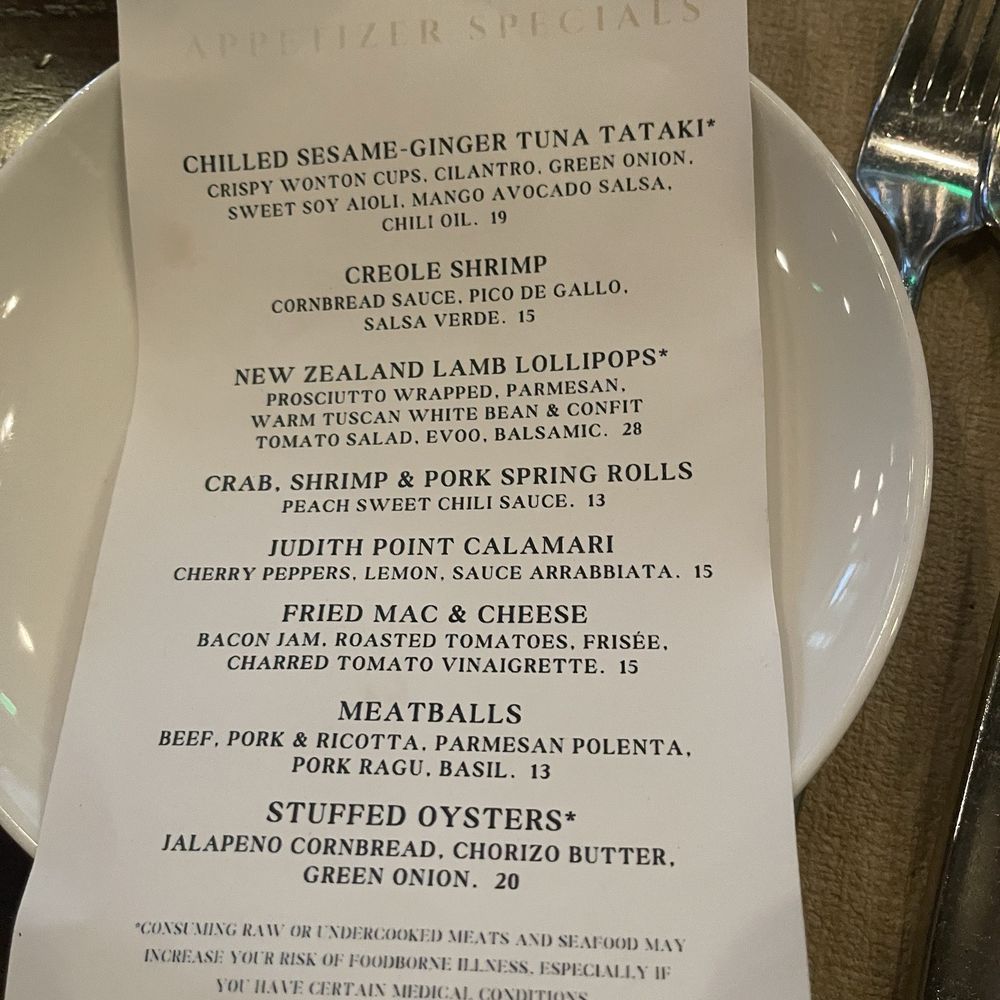 Brinkley's Chop House - Appetizer Specials menu - Steakhouses Near Me - North Augusta, South Carolina Brinkley's Chop House - Appetizer Specials menu - Steakhouses Near Me - North Augusta, South Carolina