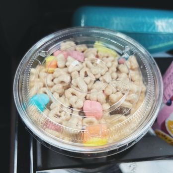 Batchy Brew - Top of the Lucky Latte filled with Lucky Charms - Coffee & Tea Near Me - Torrington, Connecticut