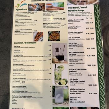 Nam Pho - Menu - Vietnamese Near Me - Annapolis, Maryland
