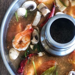 Thai Cafe - TOM YAM GOONG. (SHRIMP LEMONGRASS SOUP)