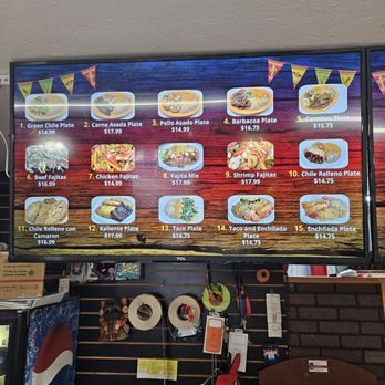 Tierra Caliente - Menu 6/26 - Mexican Near Me - Parker, Arizona