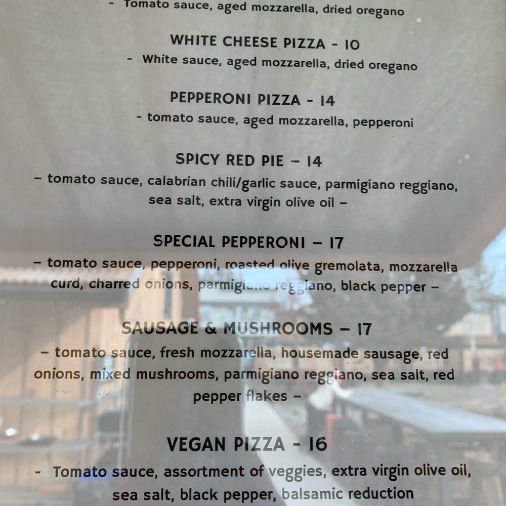 Boone Dog Pizza - Menu - Pizza Near Me - Sisters, Oregon