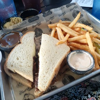 Buffalo River Works - The disappointing, fat filled $14 sandwich with a couple of fries. (Yes, thats how it was served) - Venues & Event Spaces Near Me - Buffalo, New York Buffalo River Works - The disappointing, fat filled $14 sandwich with a couple of fries. (Yes, thats how it was served) - Venues & Event Spaces Near Me - Buffalo, New York