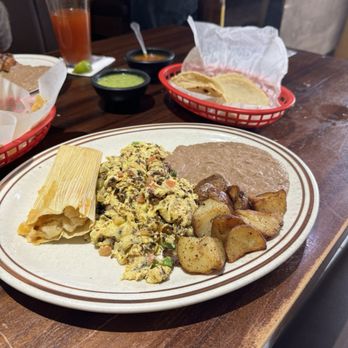 Teotihuacan Mexican Cafe - Machacado con Huevo. Huge portion - Mexican Near Me - Houston, Texas Teotihuacan Mexican Cafe - Machacado con Huevo. Huge portion - Mexican Near Me - Houston, Texas