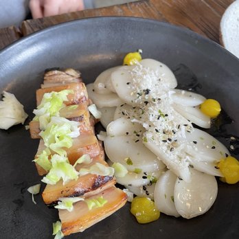 Ungrafted - Pork Belly Carbonara w/ Rice Cakes - New American Near Me - San Francisco, California Ungrafted - Pork Belly Carbonara w/ Rice Cakes - New American Near Me - San Francisco, California