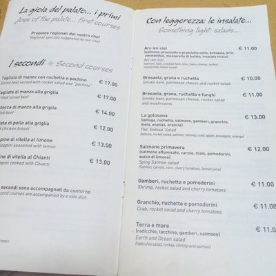 Menu photo 5 La Luna D'Oro Rome, RM