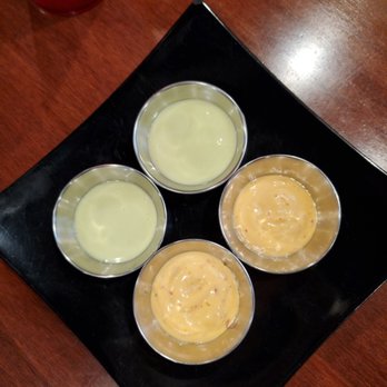 808 Grinds - Wasabi sauce and spicy mayo - Hawaiian Near Me - Hillsboro, Oregon 808 Grinds - Wasabi sauce and spicy mayo - Hawaiian Near Me - Hillsboro, Oregon