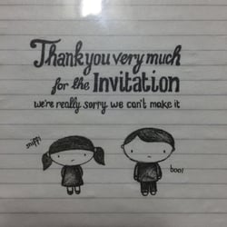 Scribbler - Nice wee wedding card...
