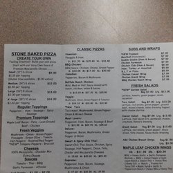 Two Brothers Pizza - Take out menu