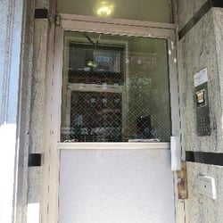 Times Square House - Front door