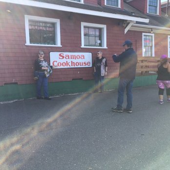 Samoa Cookhouse - Seemed a little touristy, when we pulled up this couple is getting a photo taken - American Near Me - Samoa, California Samoa Cookhouse - Seemed a little touristy, when we pulled up this couple is getting a photo taken - American Near Me - Samoa, California