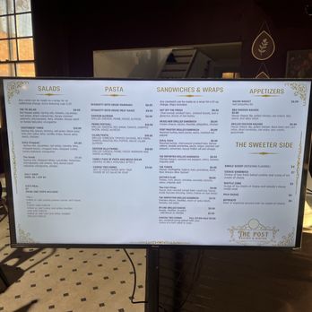 The Post Bakery & Bistro - Menu. - Coffee & Tea Near Me - Walnut Ridge, Arkansas The Post Bakery & Bistro - Menu. - Coffee & Tea Near Me - Walnut Ridge, Arkansas