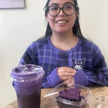 Project Seed Coffee - Ube Iced Signature Latte Ube Dream Cake - Coffee & Tea Near Me - Virginia Beach, Virginia