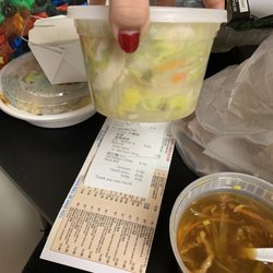 Gourmet Garden - So apparently this is chicken lo mien , last time I knew they were noodles I call them and told them and they said no that I'd never ordered