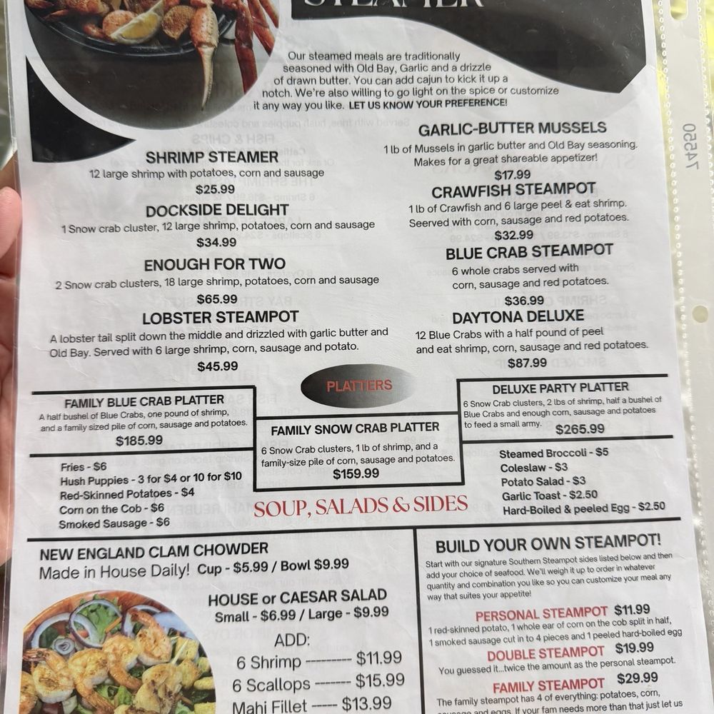 Macker Seafood - Menu - Seafood Near Me - Daytona Beach, Florida Macker Seafood - Menu - Seafood Near Me - Daytona Beach, Florida
