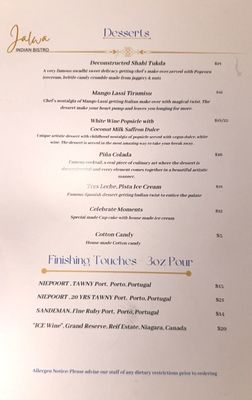 Menu photo 3 Jalwa Indian Bistro Raleigh, NC