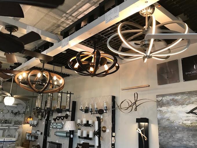 Slide of Fan Diego Ceiling Fans & Lighting Showroom