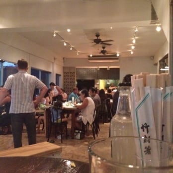 Mud Hen Water - View of restaurant from the awkward corner table right at the entrance - Hawaiian Near Me - Honolulu, Hawaii