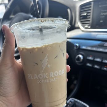 Black Rock Coffee Bar  - 2nd time getting the Iced Irish Coffee - Coffee & Tea Near Me - Woodlands, Texas