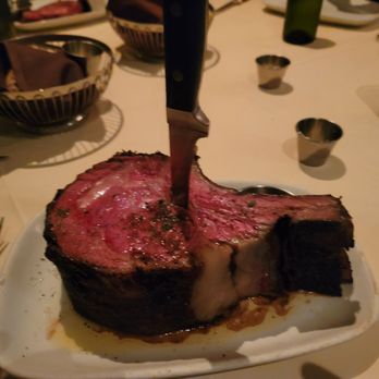 Preston's Steakhouse - House Smoked Double Cut 44 oz Prime Rib bone in - Bars Near Me - Scottsdale, Arizona Preston's Steakhouse - House Smoked Double Cut 44 oz Prime Rib bone in - Bars Near Me - Scottsdale, Arizona