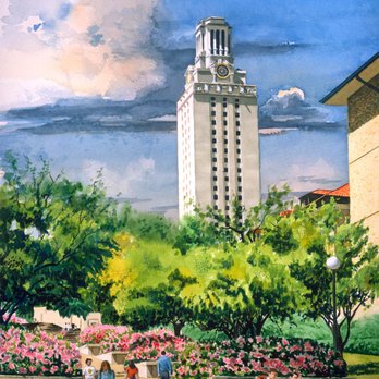 Images of Austin - Tower with Azaleas - Art Galleries Near Me - Austin, Texas Images of Austin - Tower with Azaleas - Art Galleries Near Me - Austin, Texas